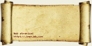 Anđela Ćirković vizit kartica